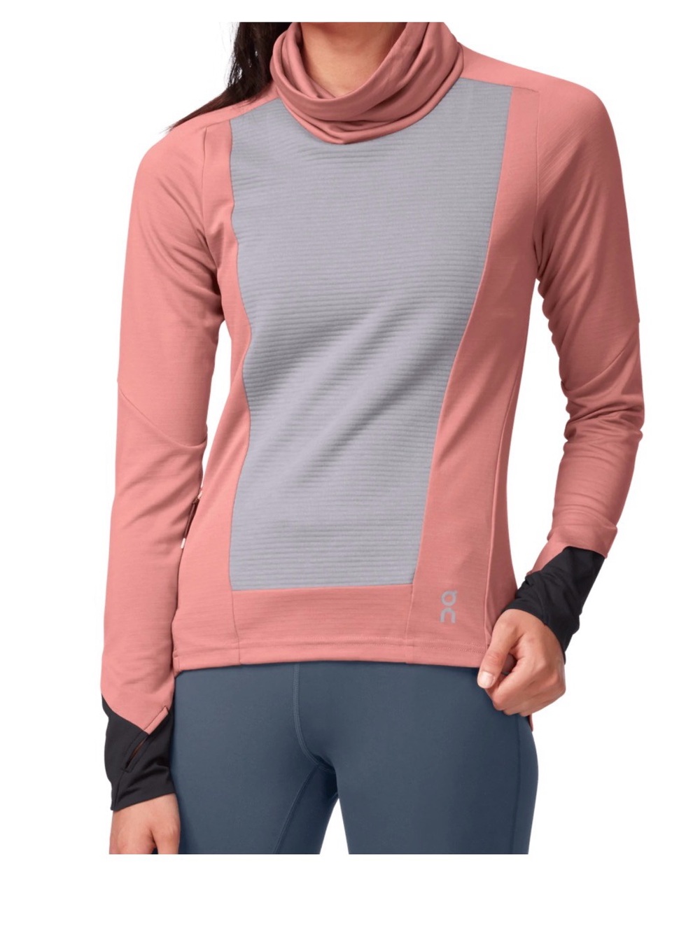 Women’s Coral Long-Sleeve Hooded Performance top